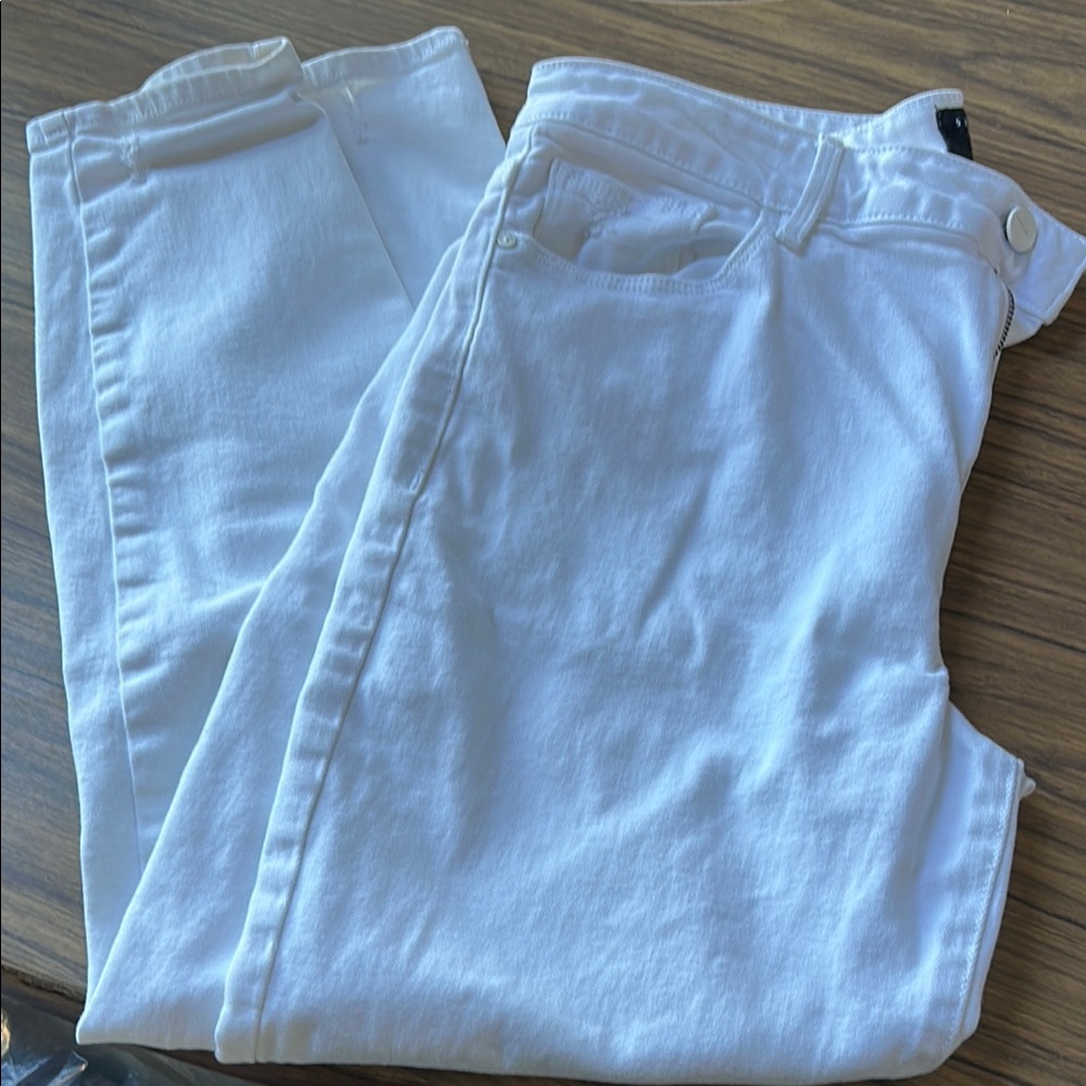 Sanctuary White Ankle & Cropped Jeans
